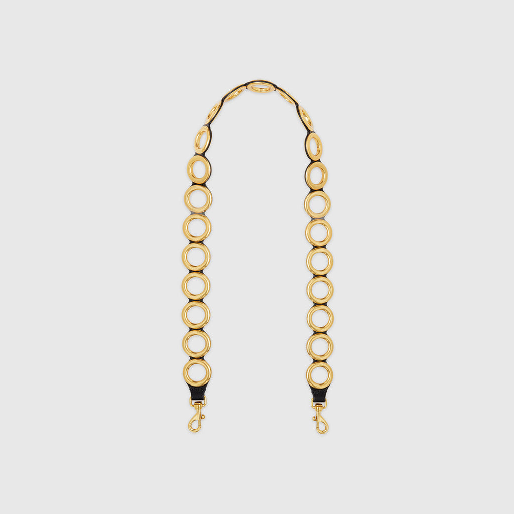 Guitar Strap With Eyelets - Bag Straps - Gold