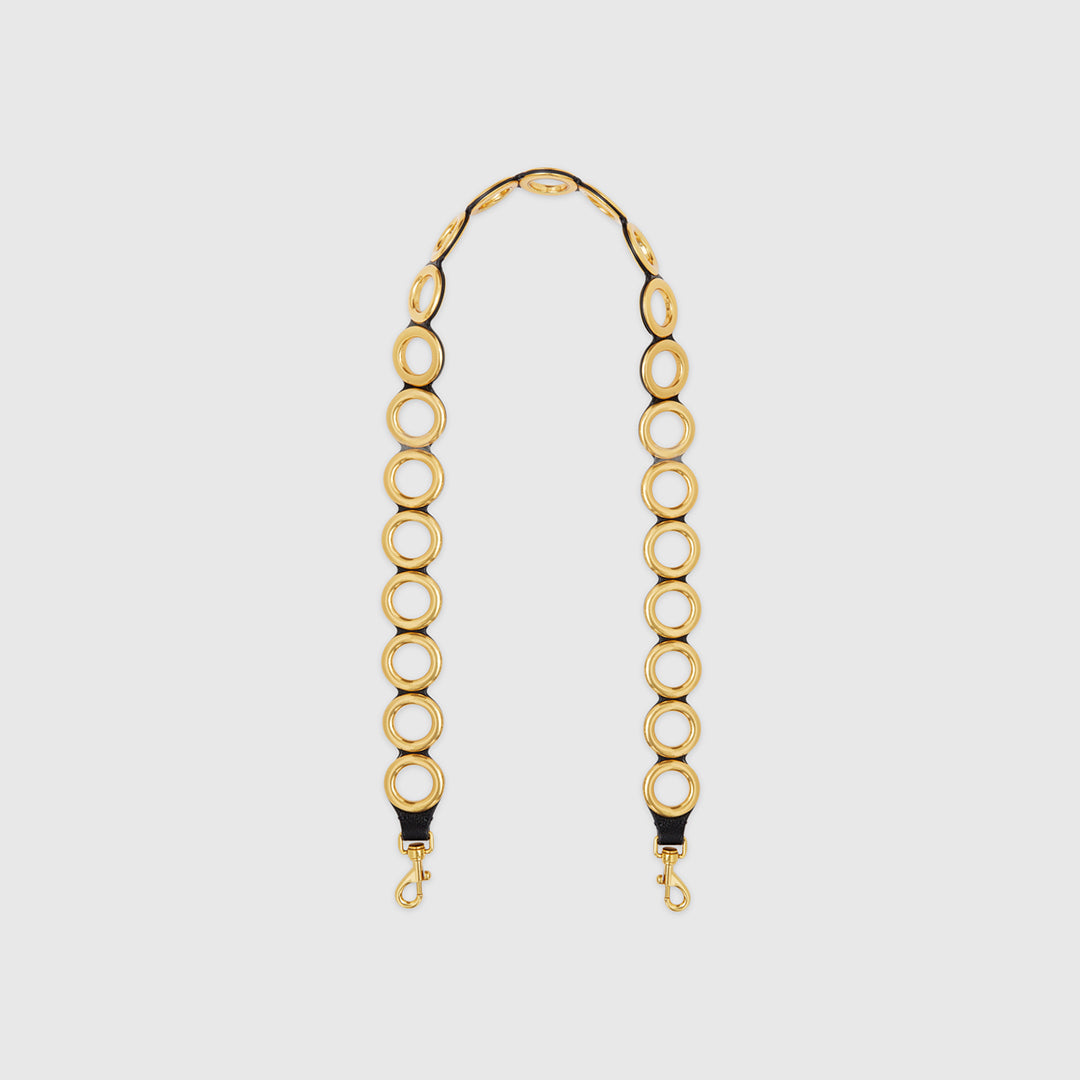 Guitar Strap With Eyelets - Bag Straps - Gold