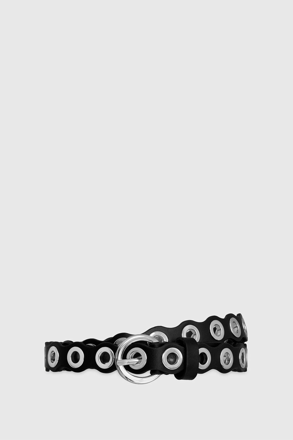 Scalloped Grommet Belt - Belts