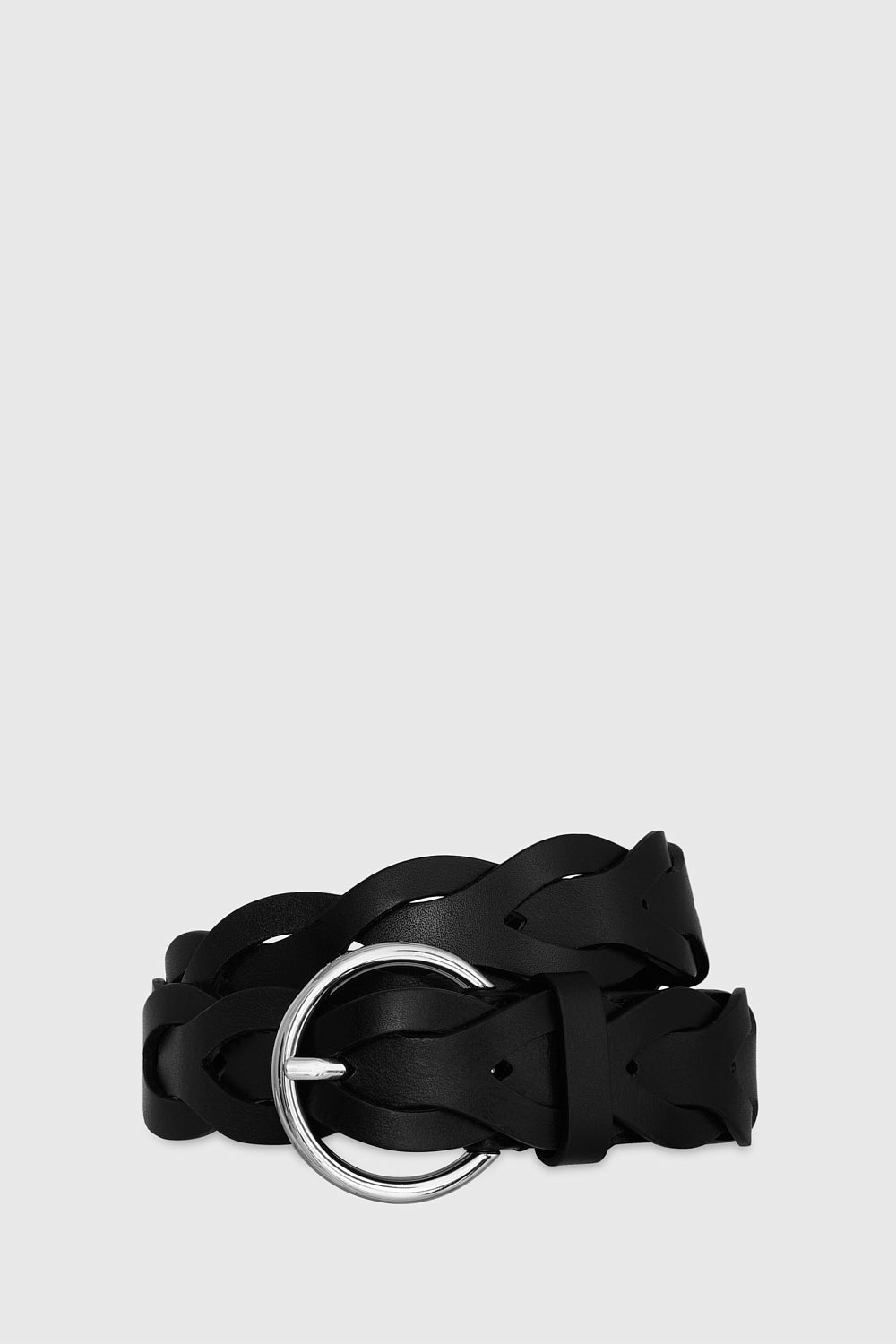 Woven Braided Belt - Belts - Black
