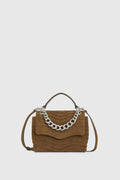 M.A.B. Quilted Top Handle Satchel - Top Handle Bags