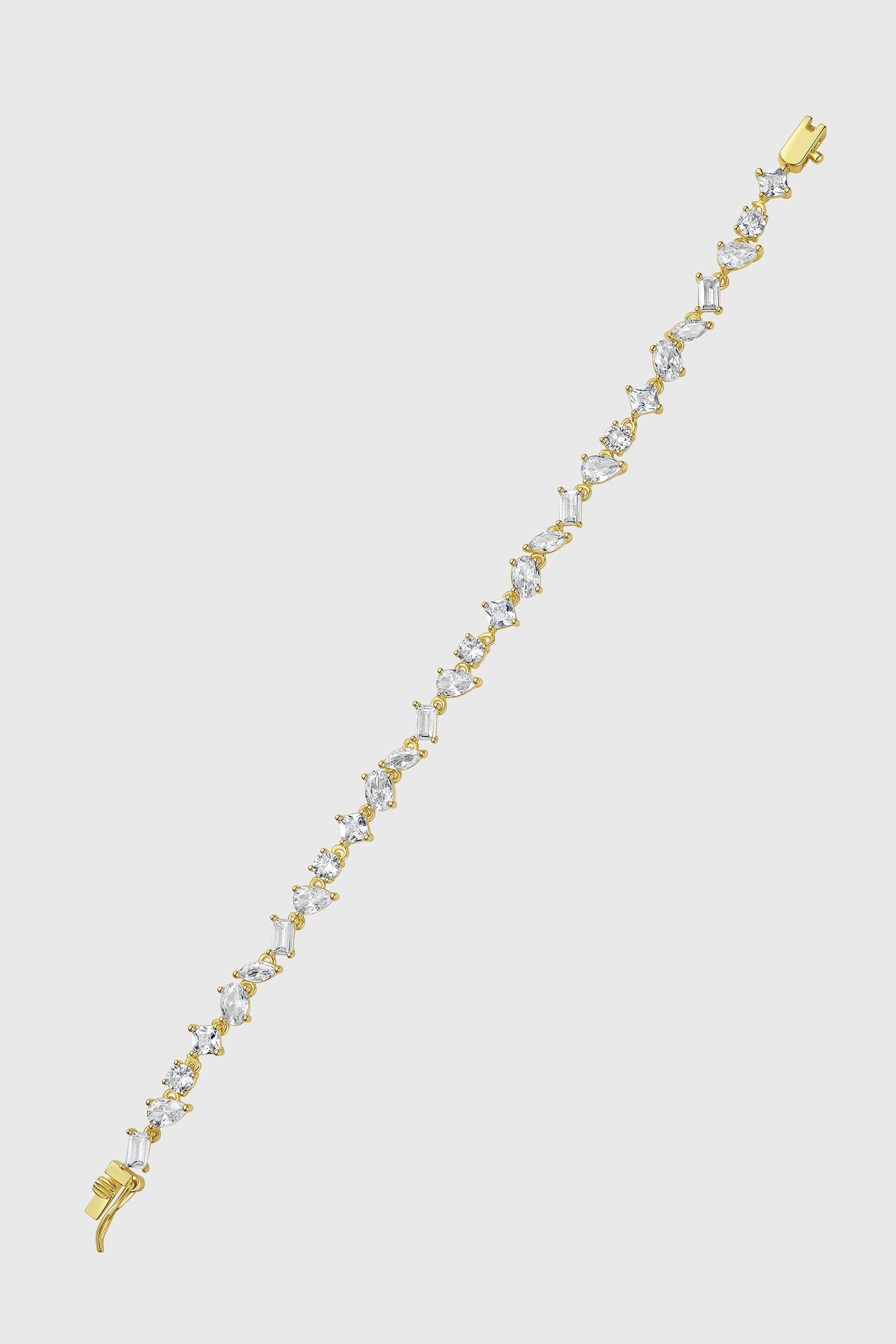 Mixed Cut Tennis Bracelet - Bracelets