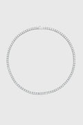 4MM Round Brilliant Tennis Necklace - Necklaces