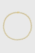 Heart Tennis Necklace - Necklaces