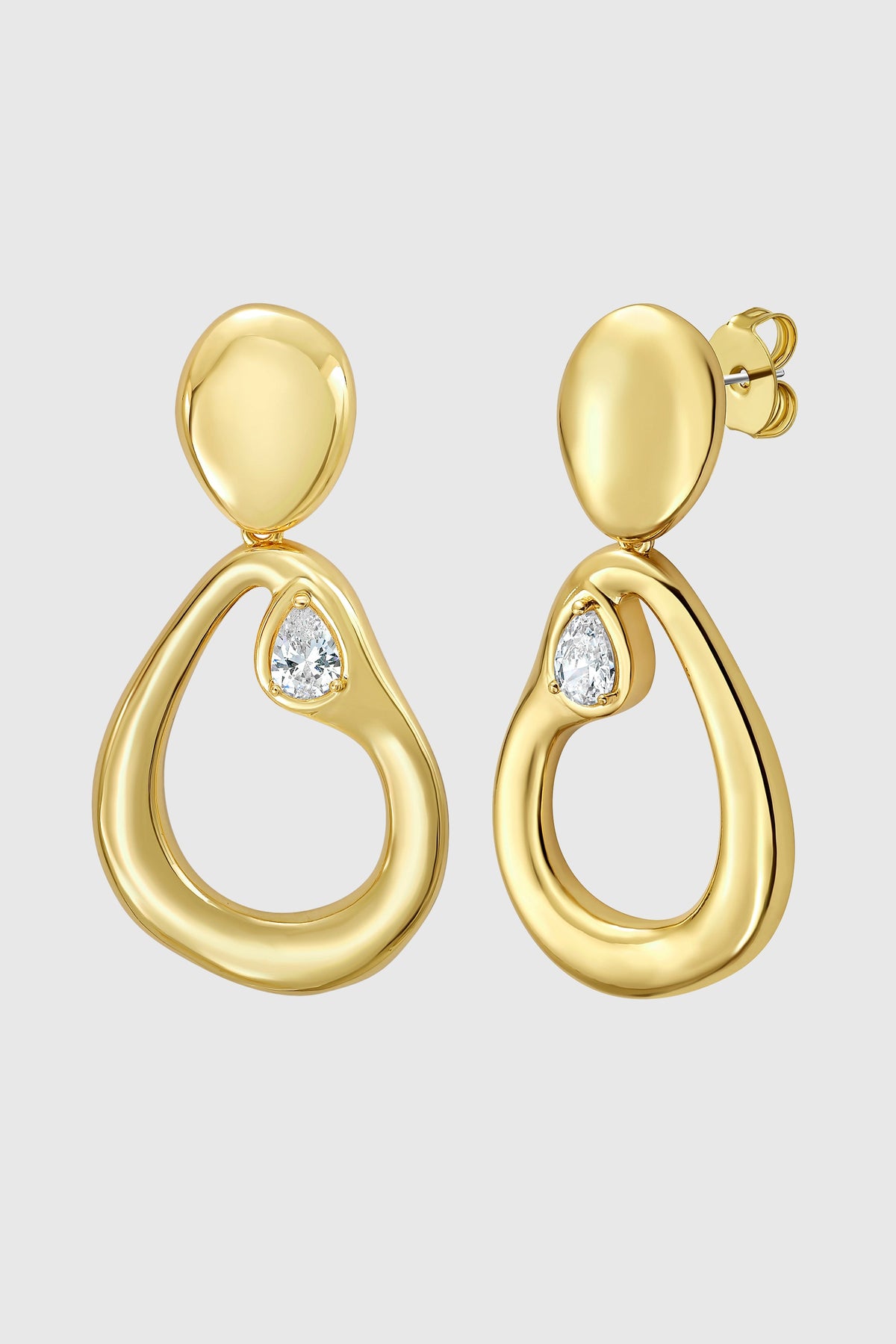 Organic Drop Earrings - Necklaces