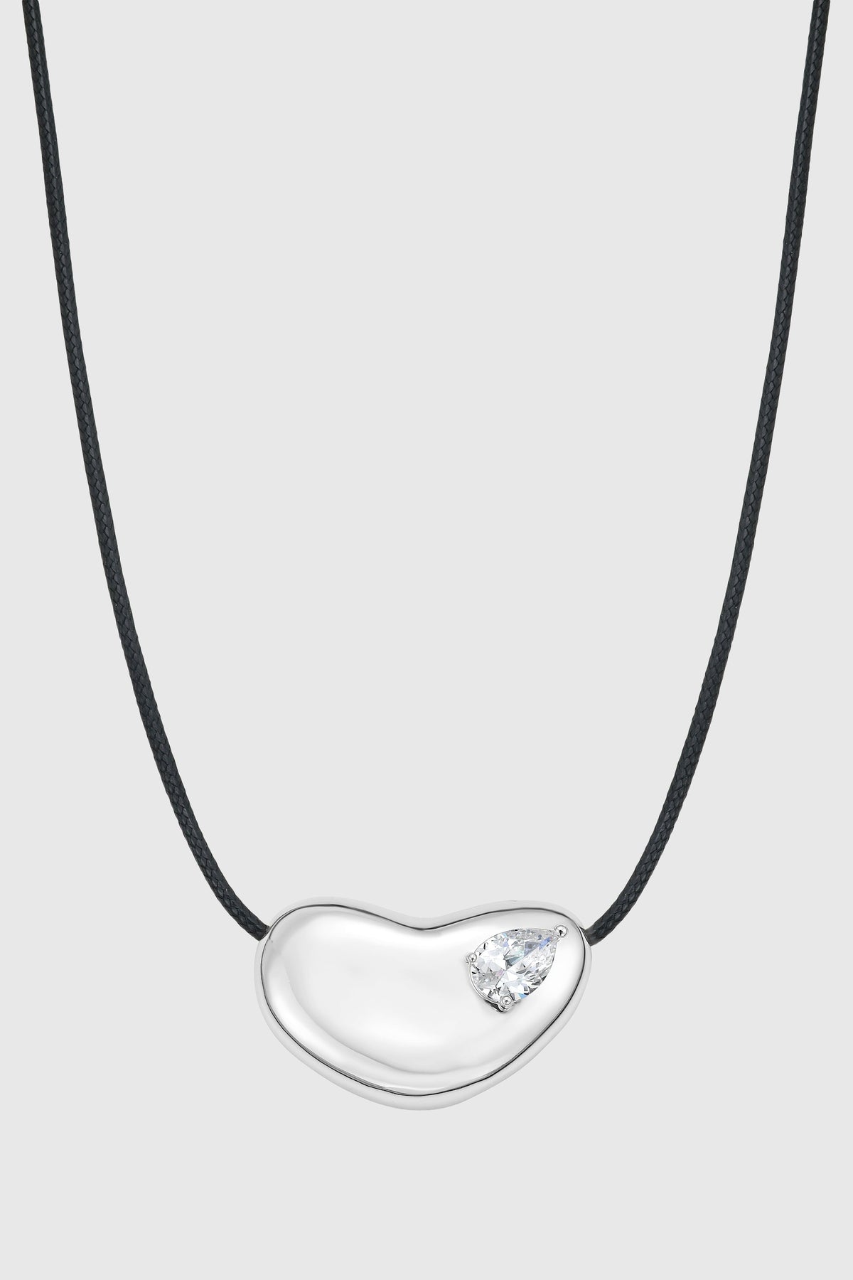Organic Pebble Pendant Necklace - Necklaces