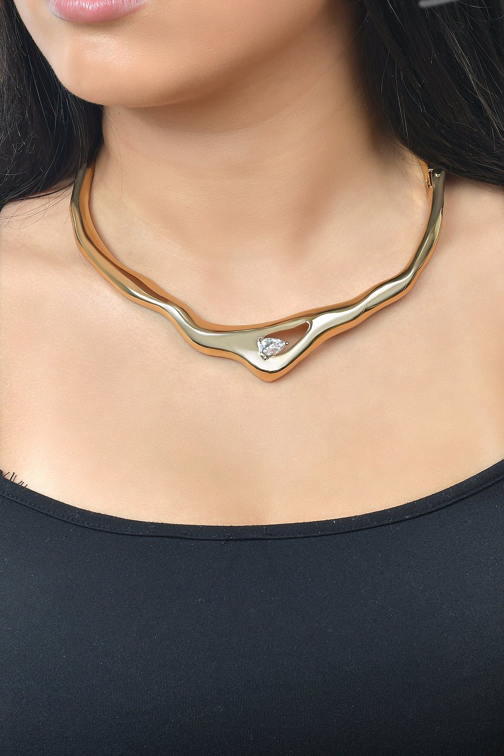 Organic Collar Necklace - Necklaces