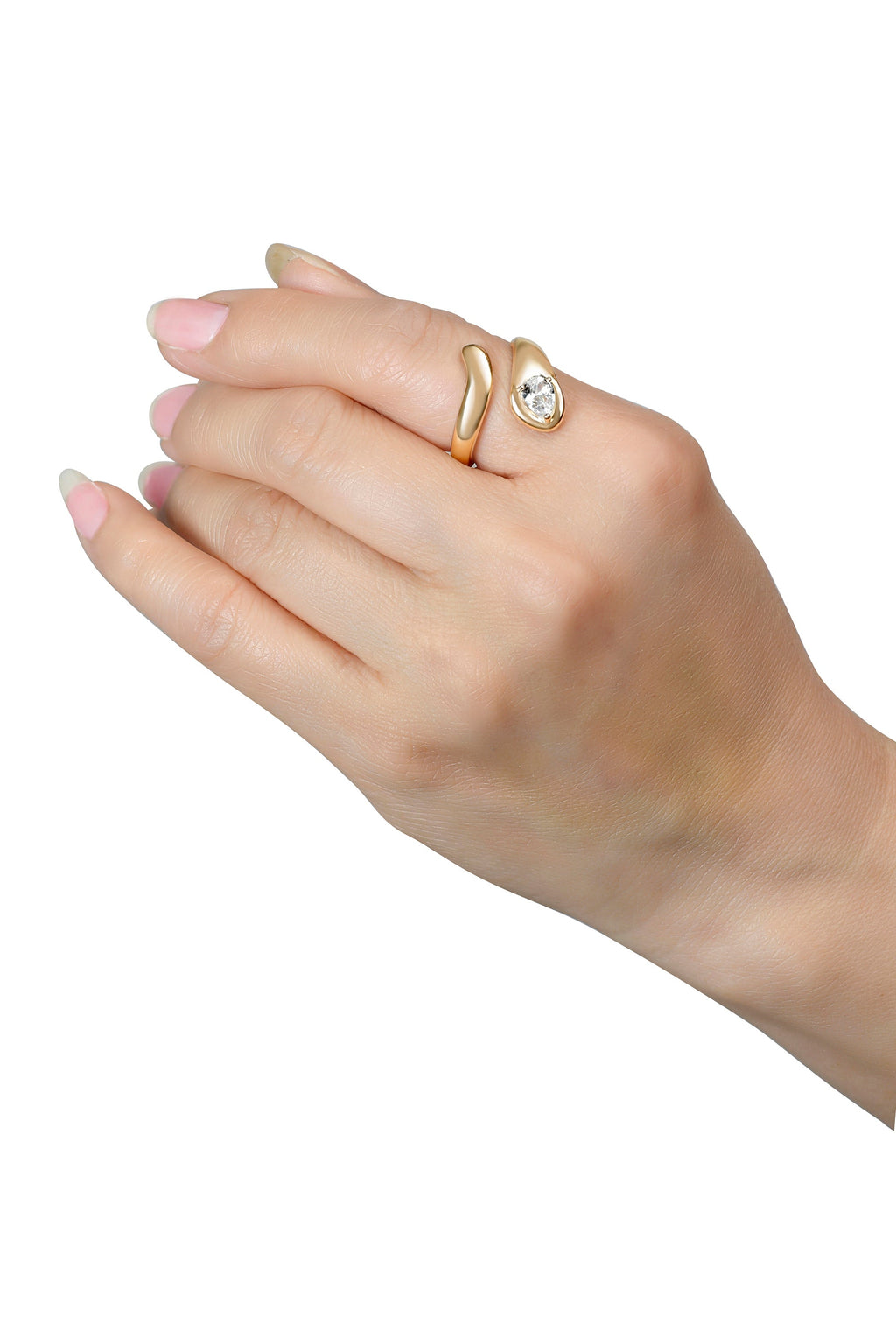Organic Solitaire Ring - Rings