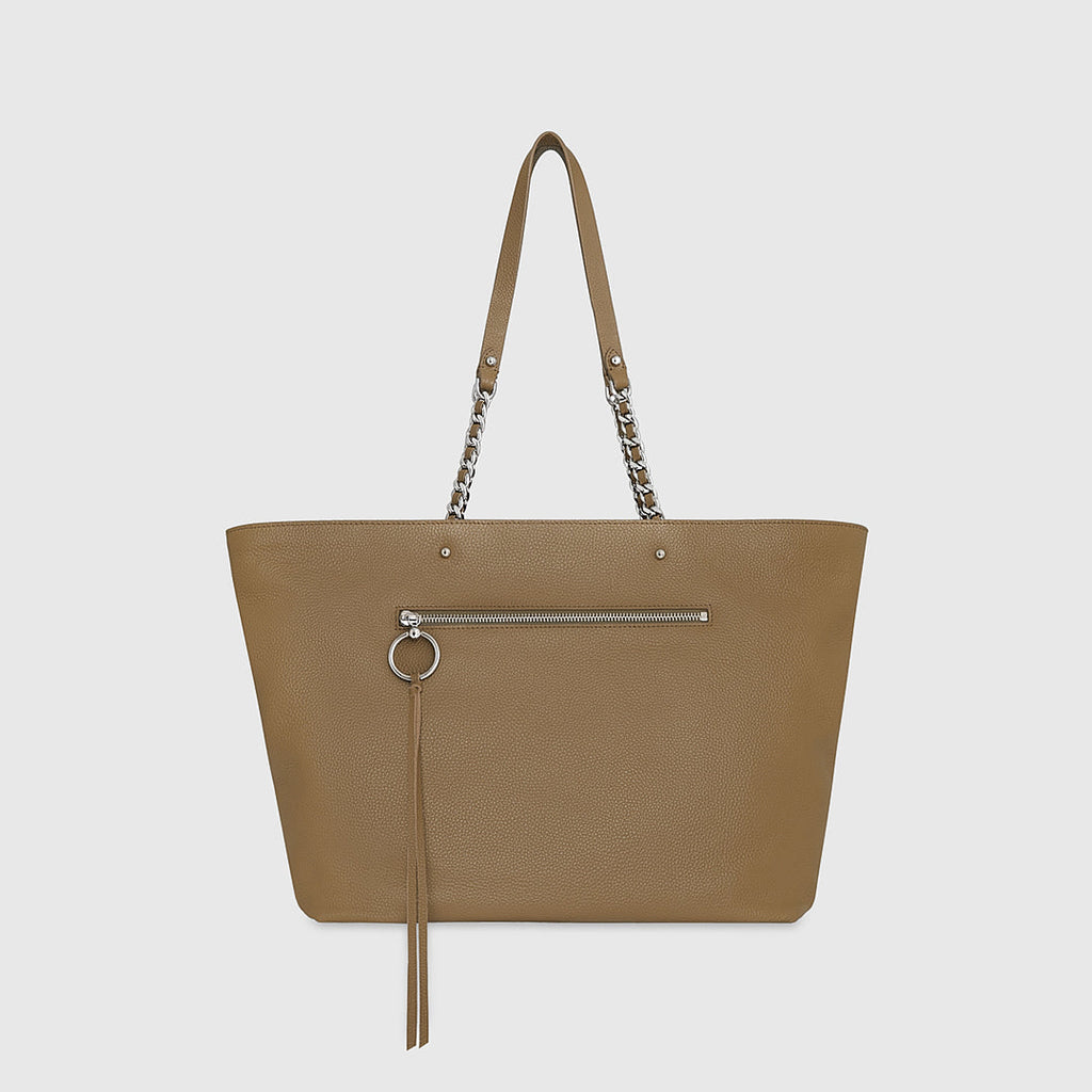 Top Zip Chain Tote - Totes & Carryalls
