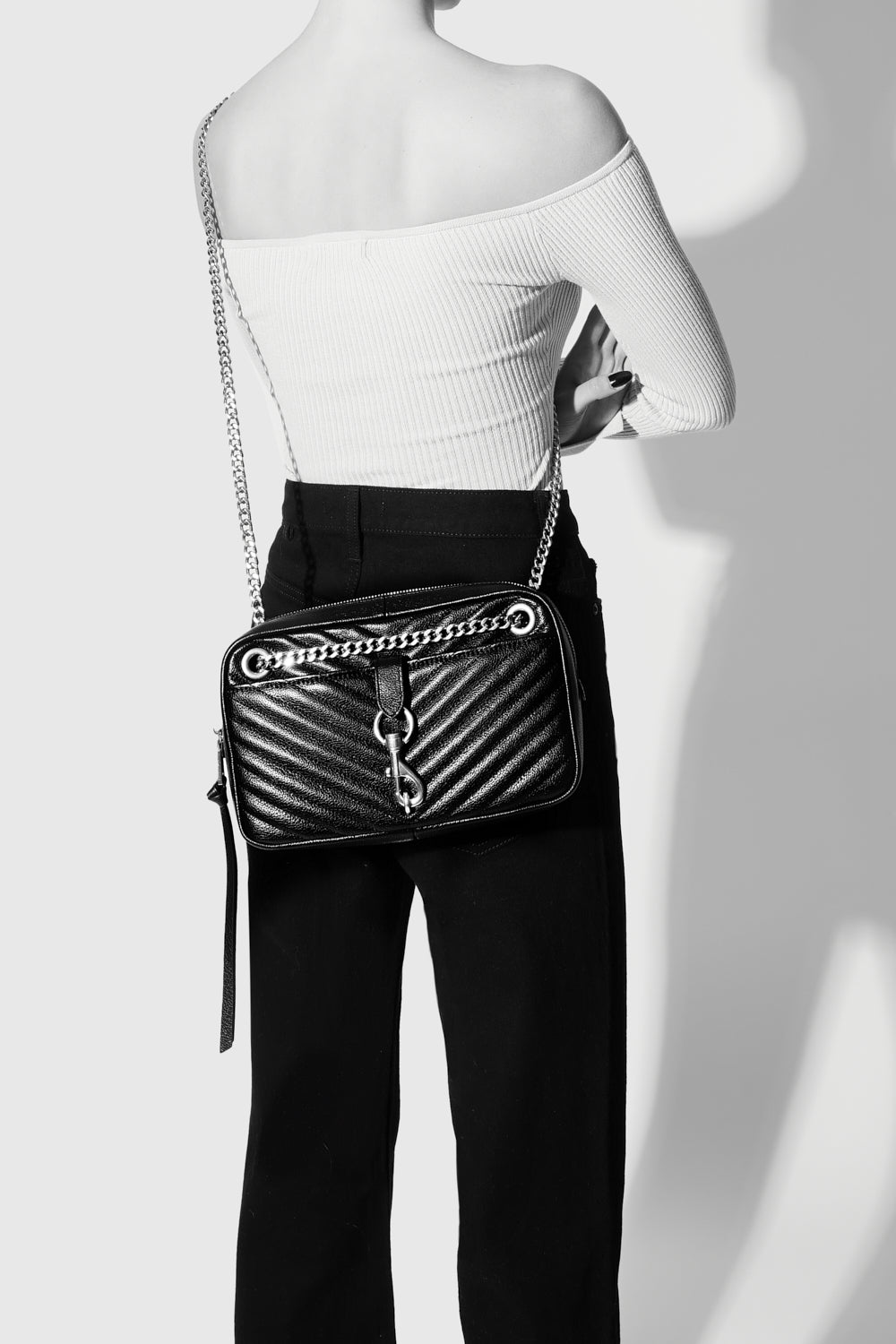 Edie Zip Shoulder Bag - Shoulder Bags