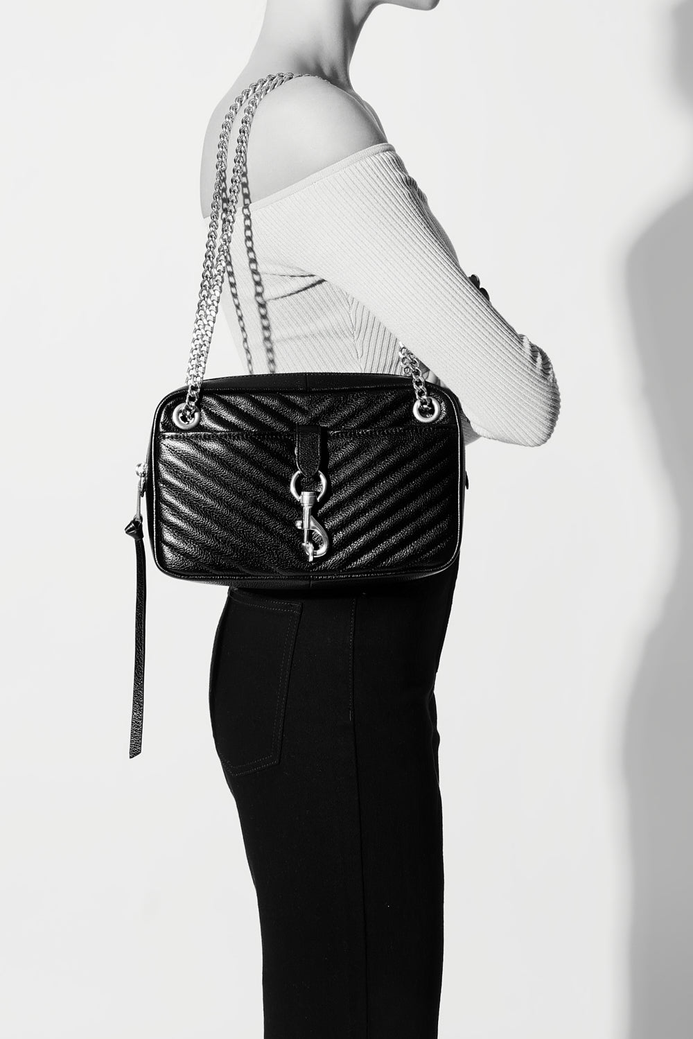 Edie Zip Shoulder Bag - Shoulder Bags