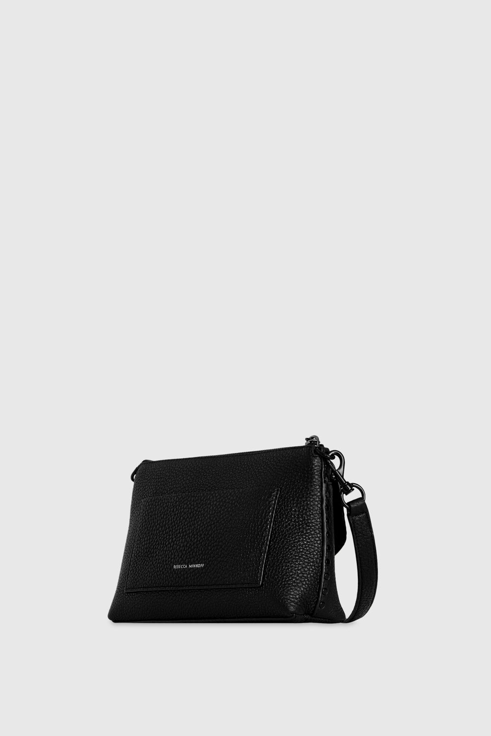 Darren Top Zip Crossbody - Crossbody Bags - Black
