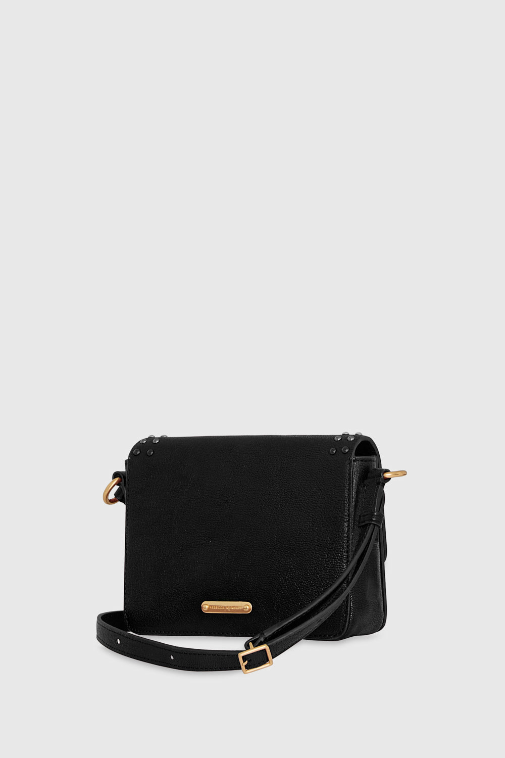 Bowie Studded Crossbody - Crossbody Bags - Black