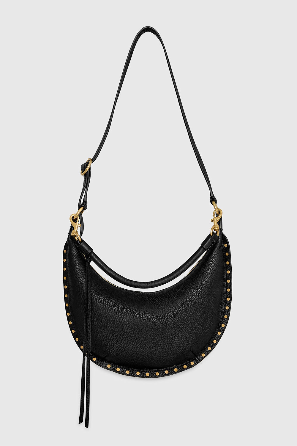 Darren Small Crescent Crossbody - Crossbody Bags - Black