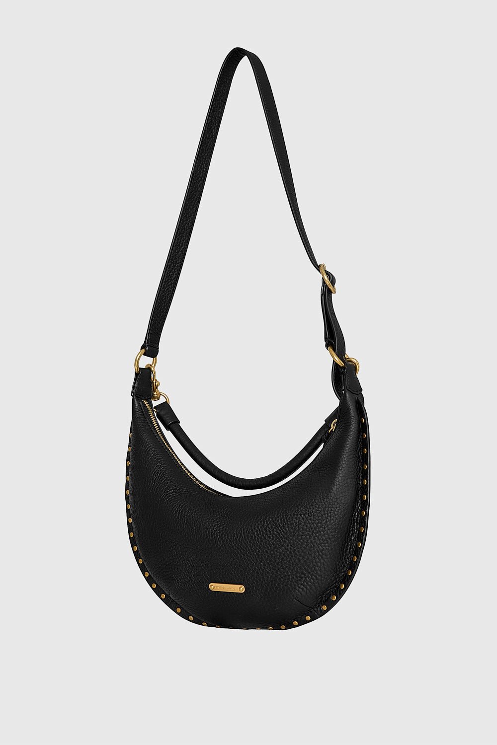 Darren Small Crescent Crossbody - Crossbody Bags - Black