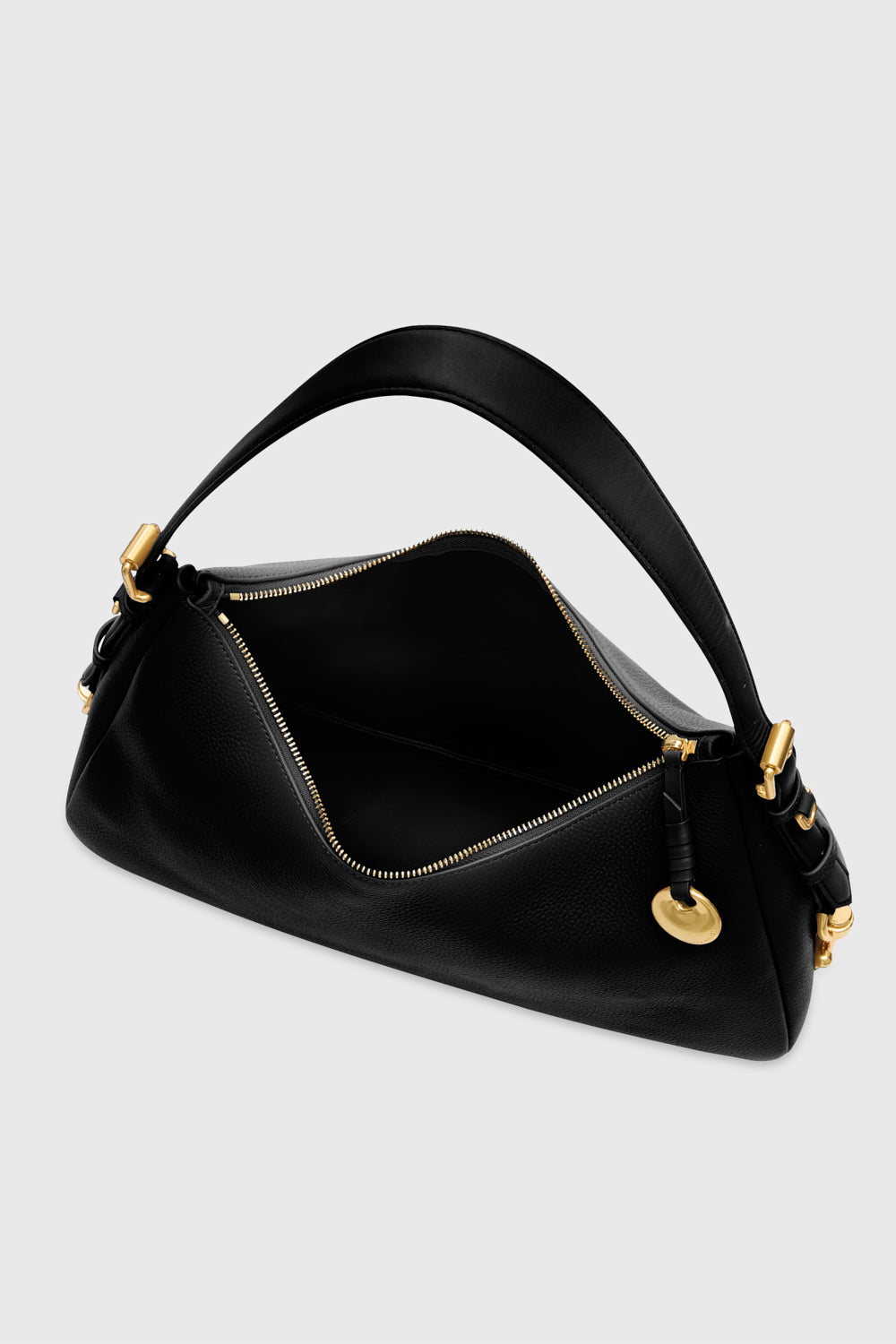 Mia Large Shoulder Bag - Shoulder Bags - Black