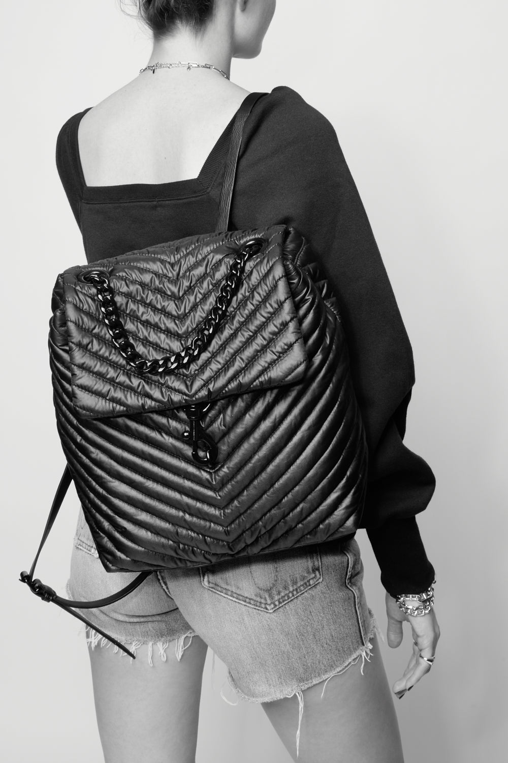 Edie Nylon Backpack - Backpacks