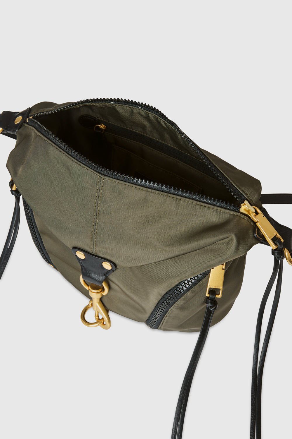 Small Julian Nylon Crossbody - Crossbody Bags - Green