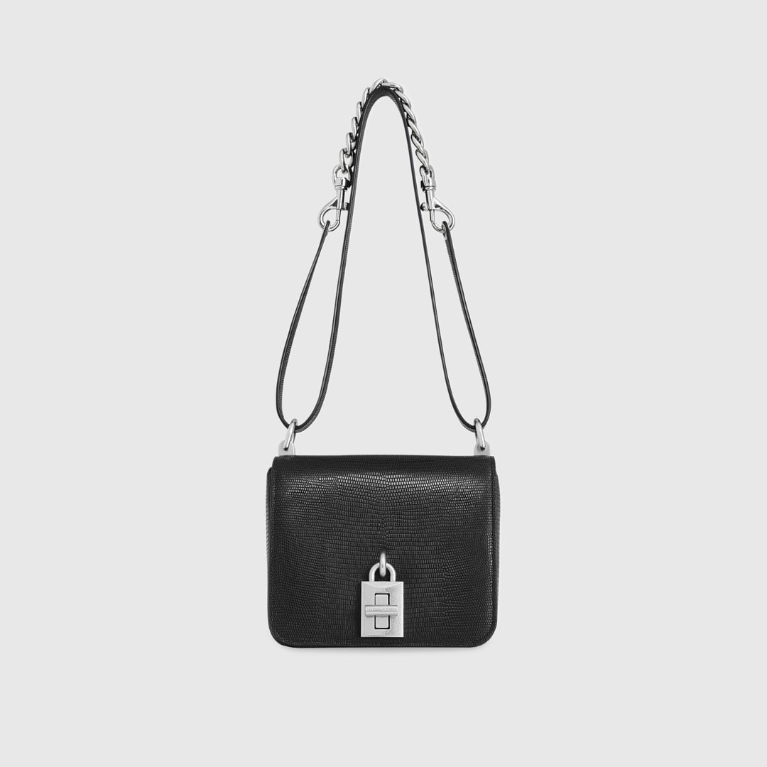 Love Too Small Square Crossbody - Crossbody Bags - Black