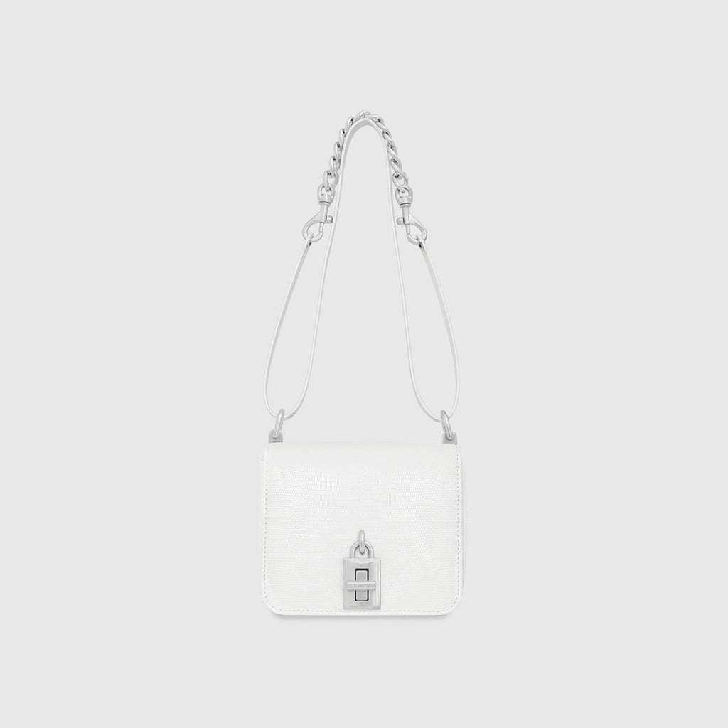 Love Too Small Square Crossbody - Crossbody Bags - Blanc