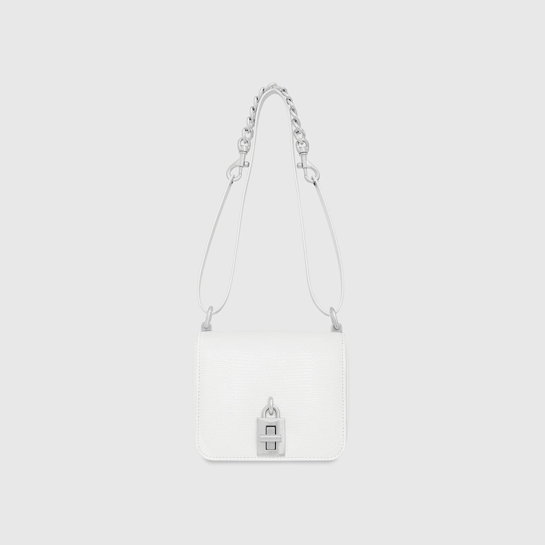 Love Too Small Square Crossbody - Crossbody Bags - Blanc