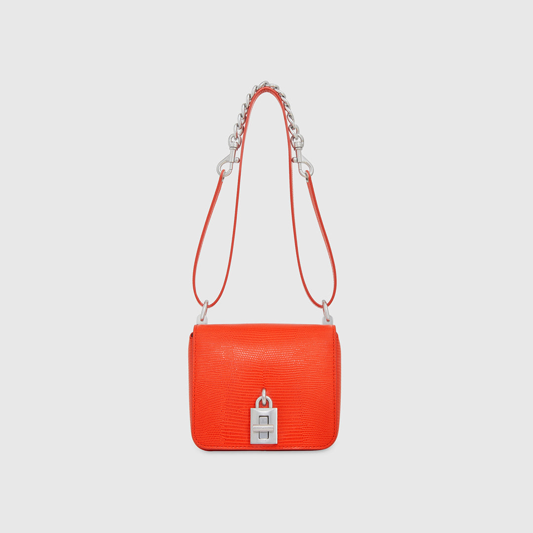 Love Too Small Square Crossbody - Crossbody Bags - Coral