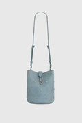 Small Heart Bucket - Bucket Bags - Denim