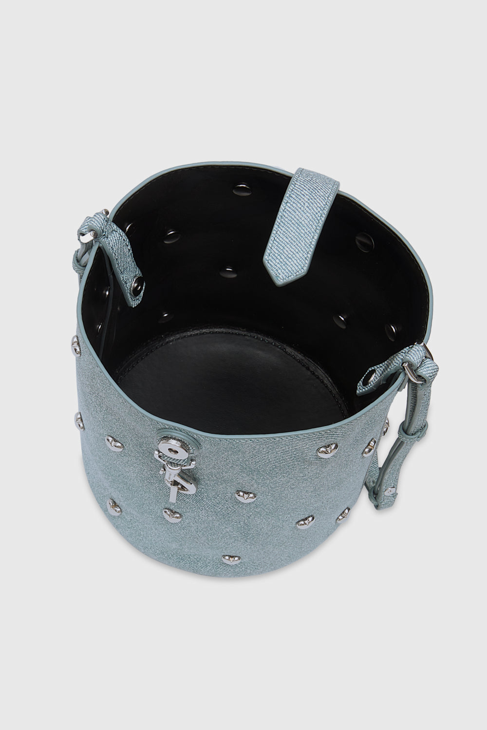 Small Heart Bucket - Bucket Bags - Denim