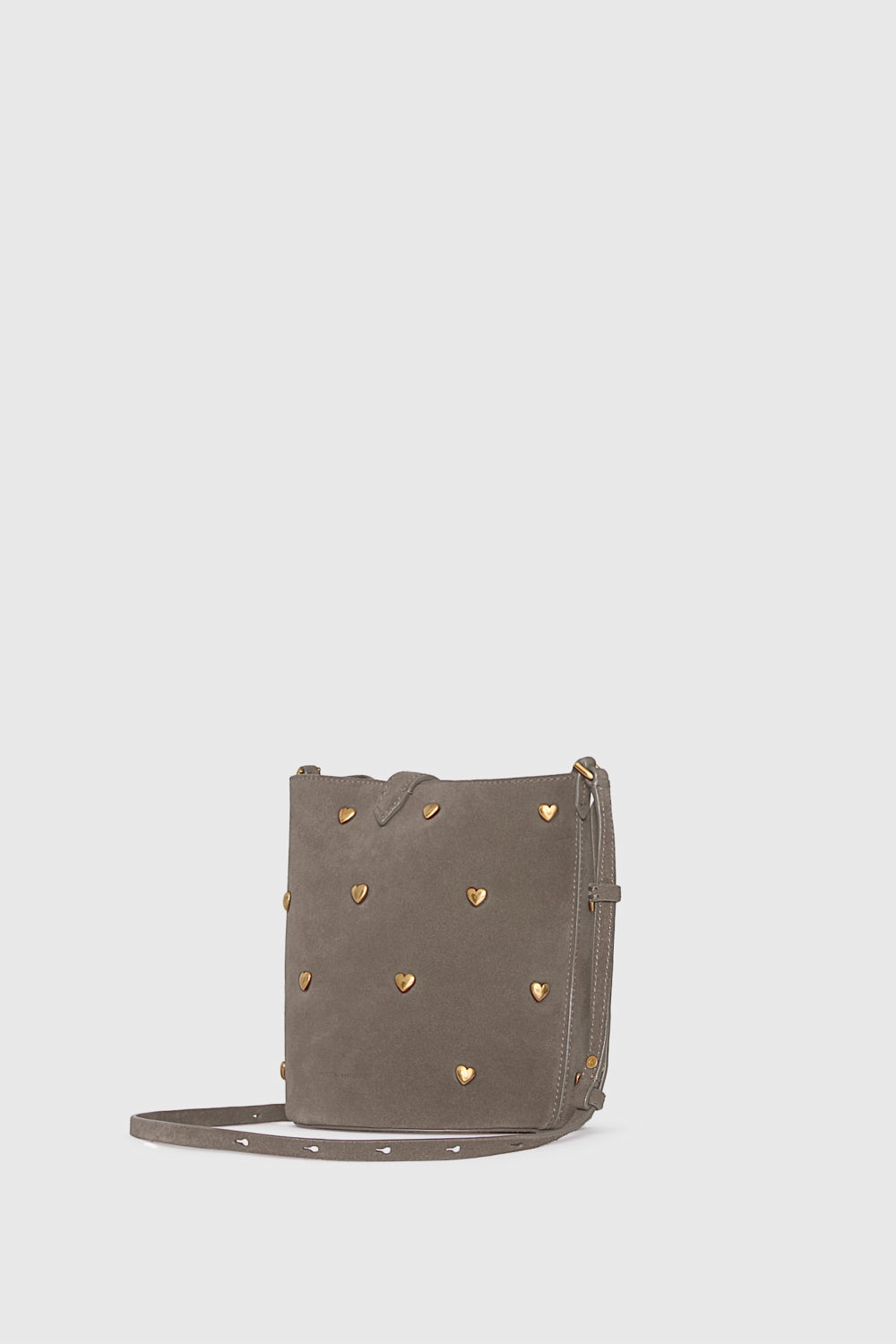 Small Heart Bucket - Bucket Bags - Nude
