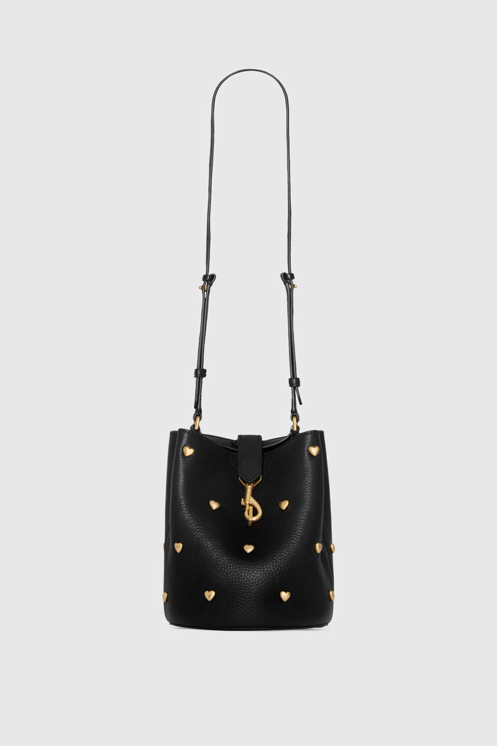 Small Heart Bucket - Bucket Bags - Black