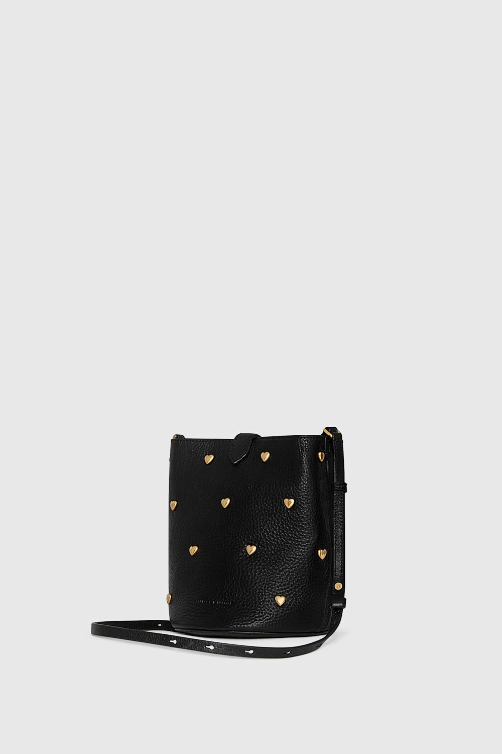 Small Heart Bucket - Bucket Bags - Black
