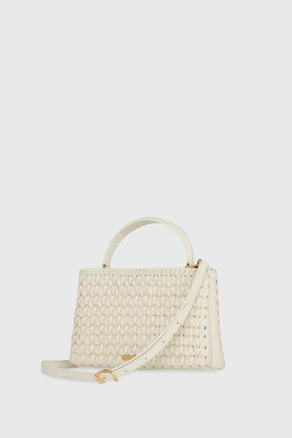 Megan Woven Top Handle - Top Handle Bags
