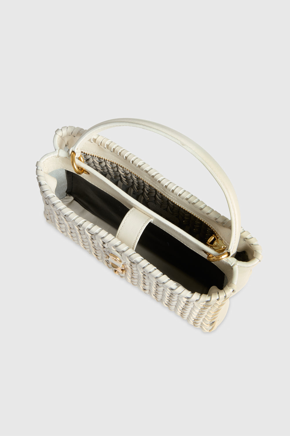 Megan Woven Top Handle - Top Handle Bags