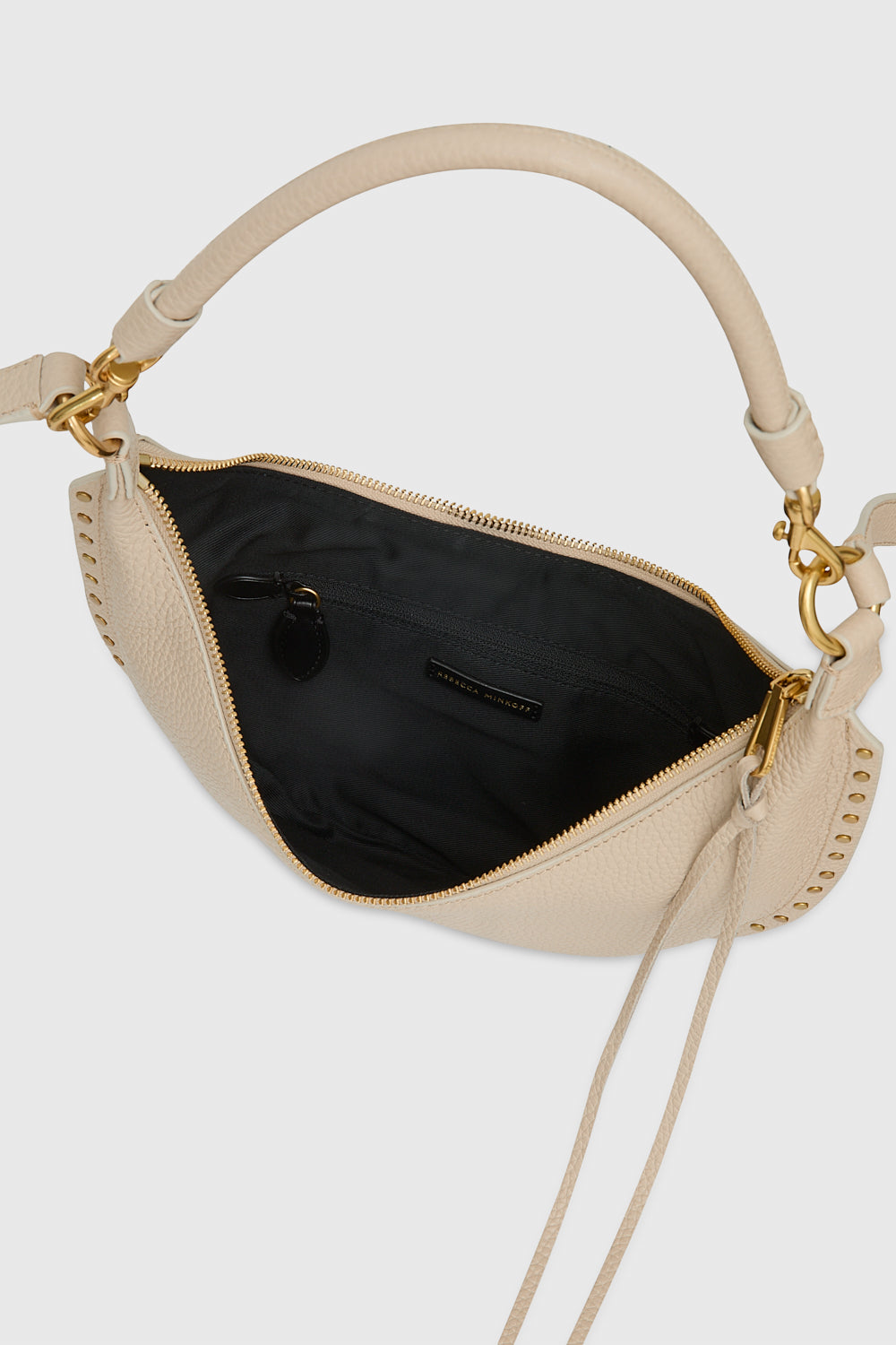 Darren Small Crescent Crossbody - Crossbody Bags - Stone