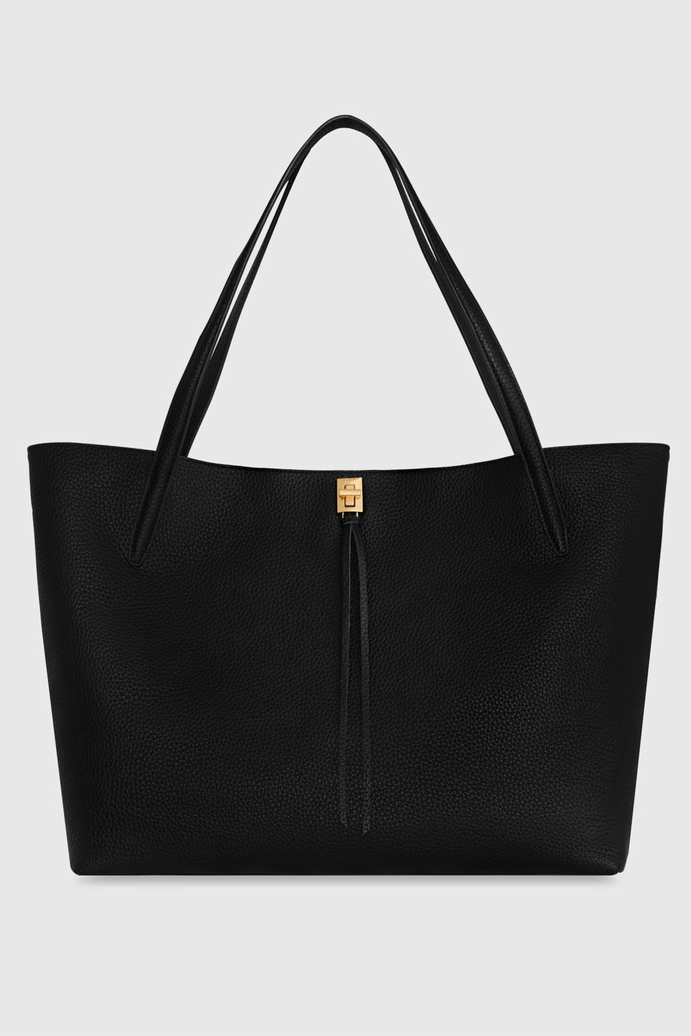 Darren Unlined Tote - Totes & Carryalls - Black