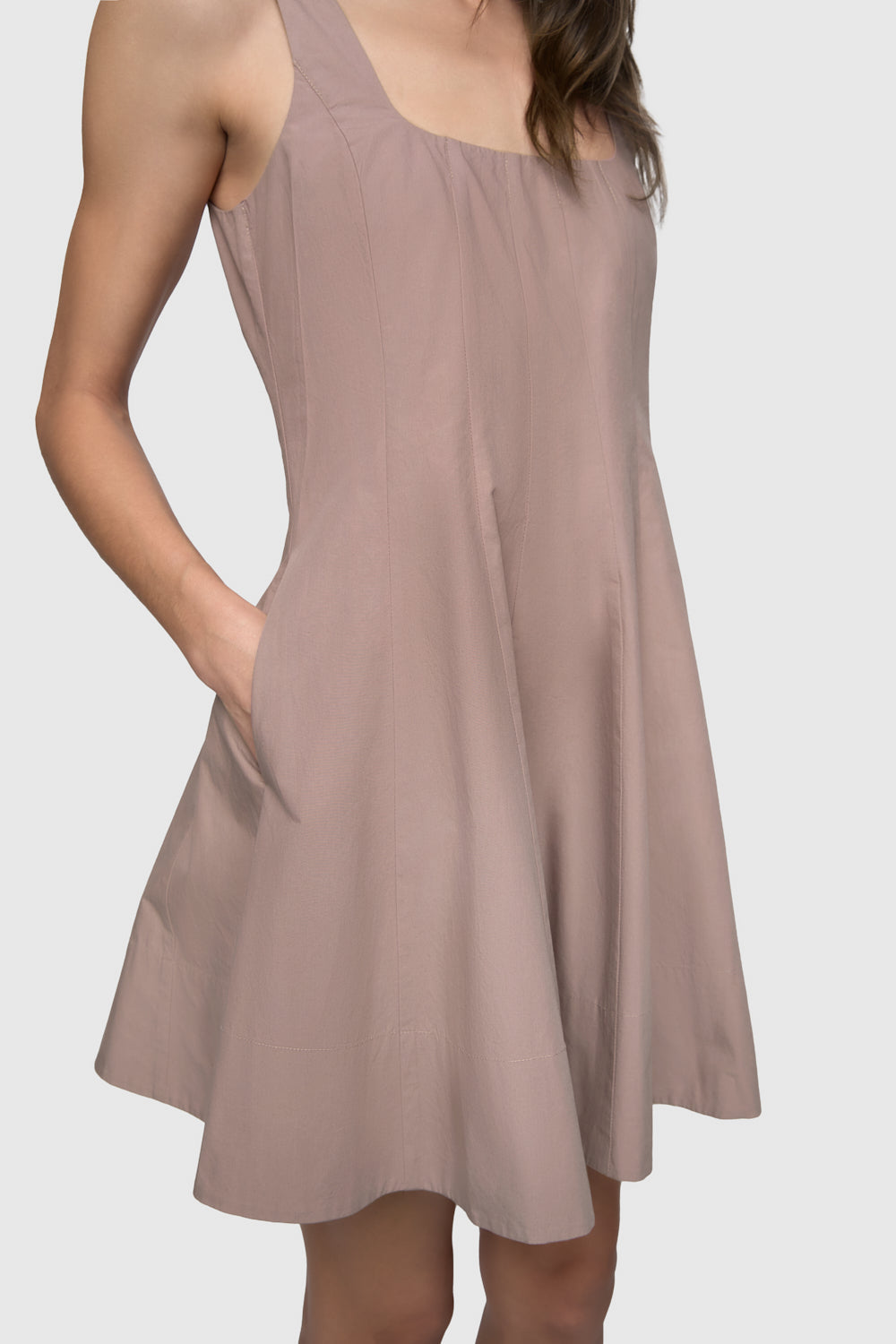 Selena Seamed Dress - Dresses - Primrose
