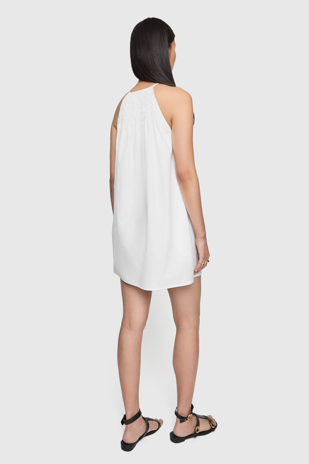 Beth Smocked Mini Dress - Dresses