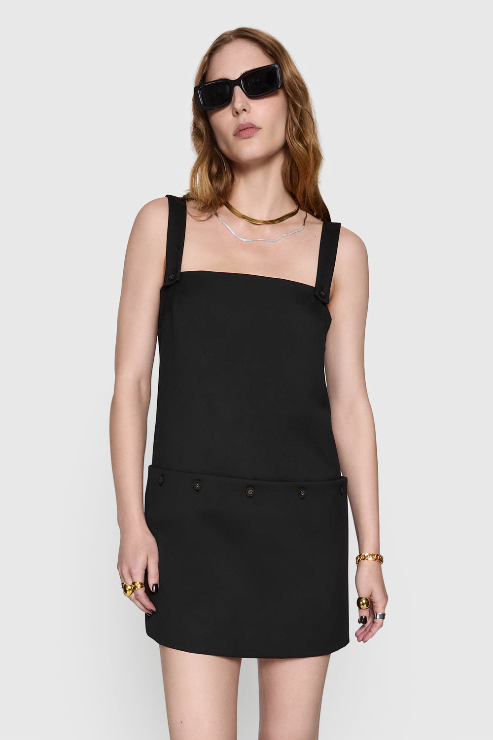 Grace Button Dress - Dresses