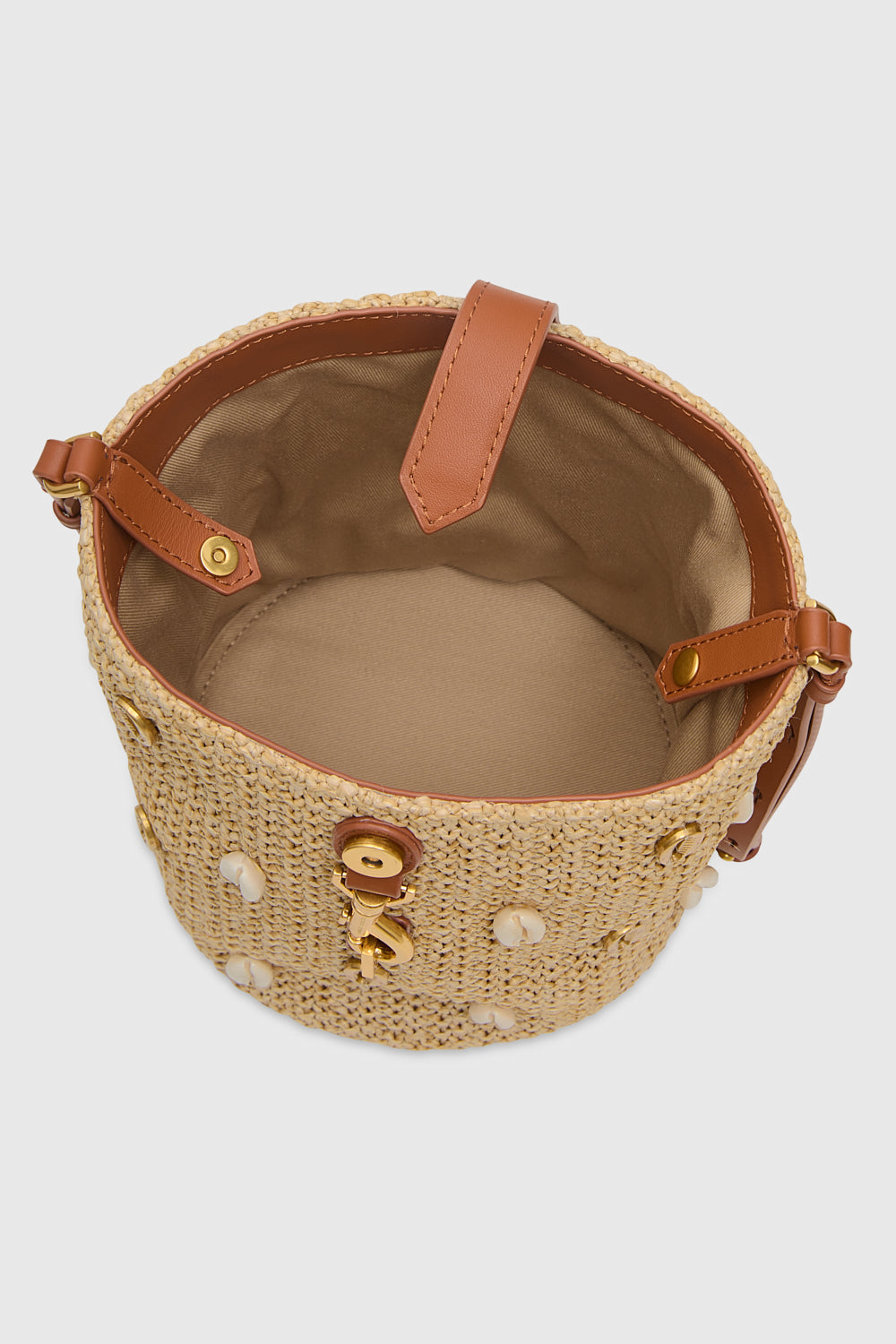 Small Bucket - Bucket Bags - Natural