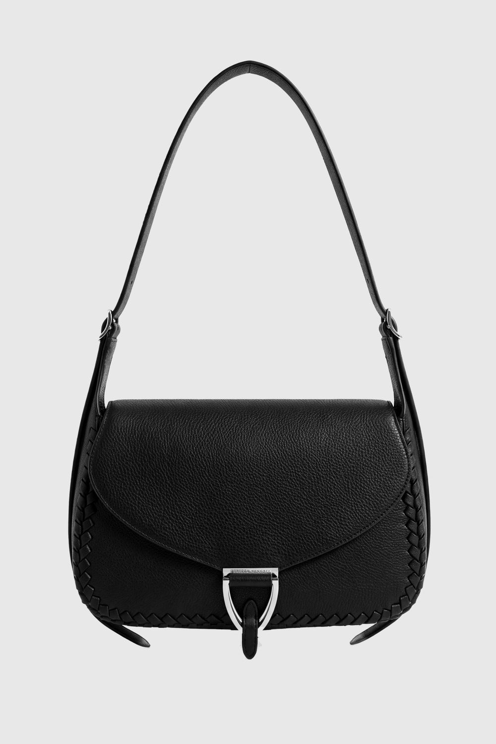 Lennox Flap Shoulder Bag - Shoulder Bags - Black