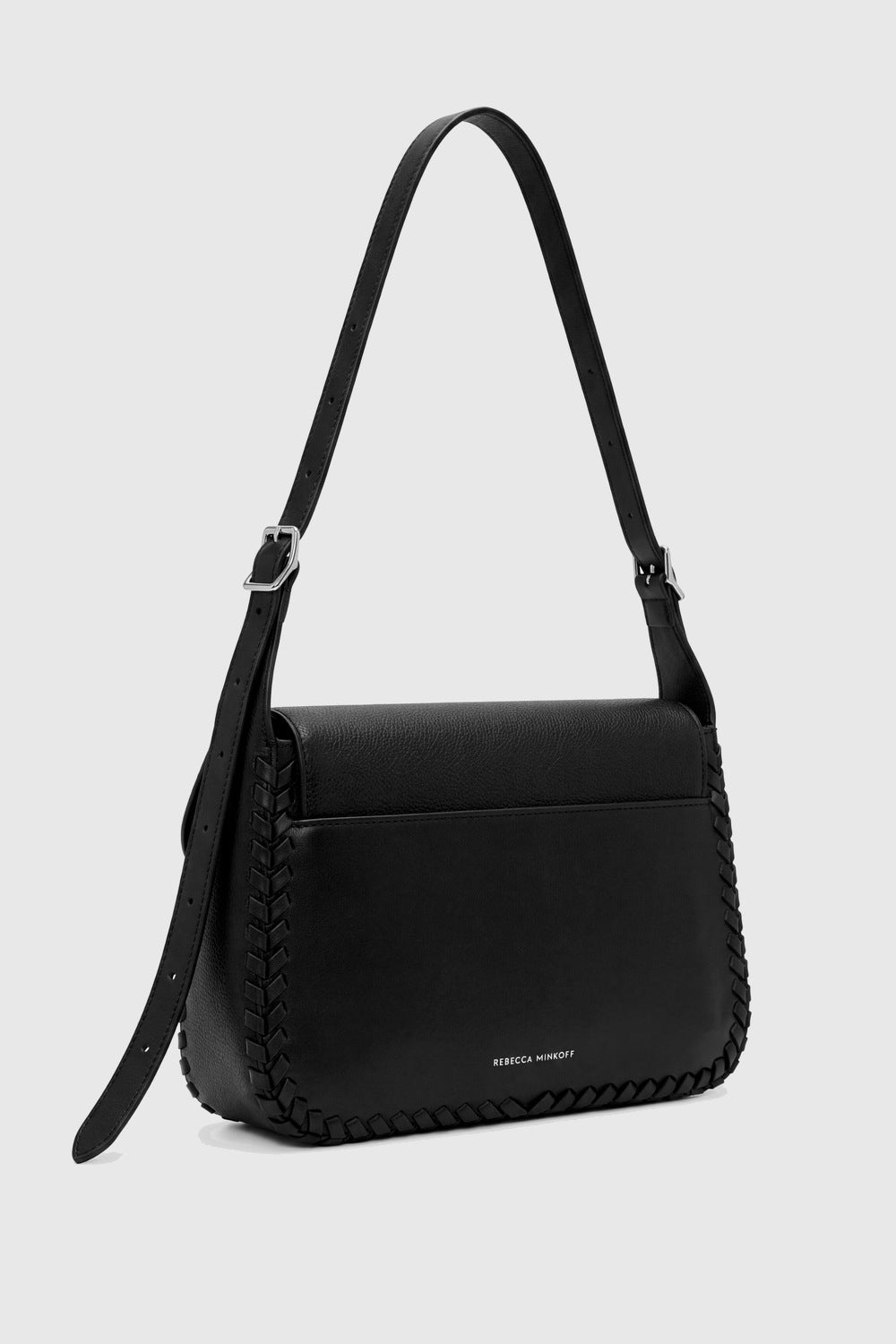 Lennox Flap Shoulder Bag - Shoulder Bags - Black