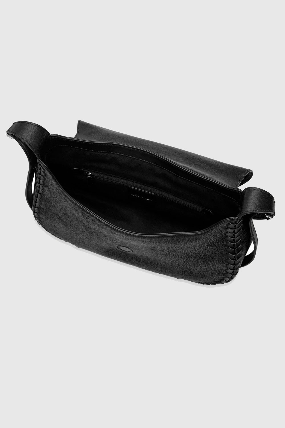 Lennox Flap Shoulder Bag - Shoulder Bags - Black