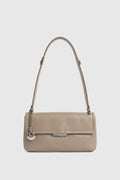 Rowan Small Flap Shoulder - Shoulder Bags - Mink