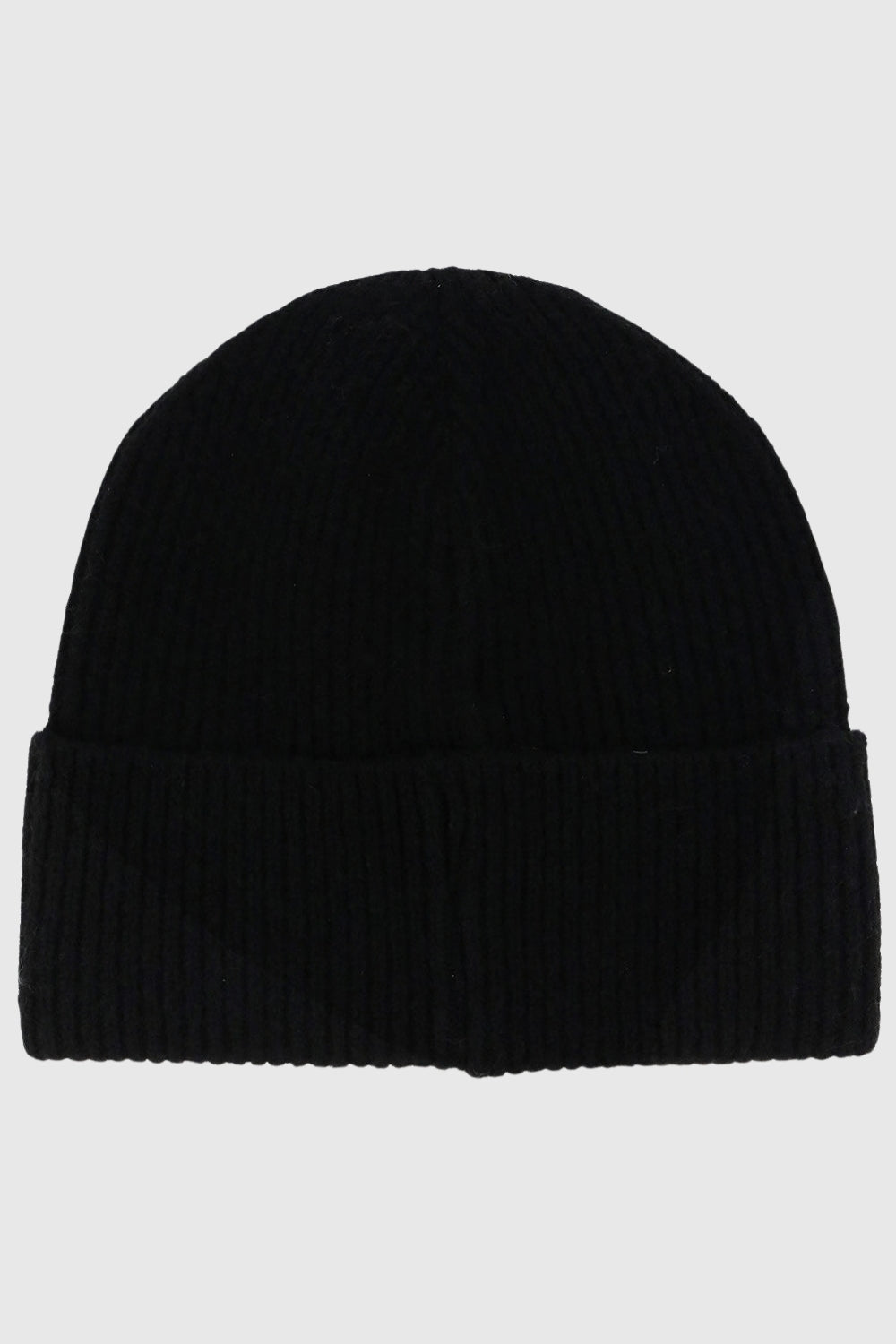 Rib Knit Cuff Beanie - Hats & Beanies - Black