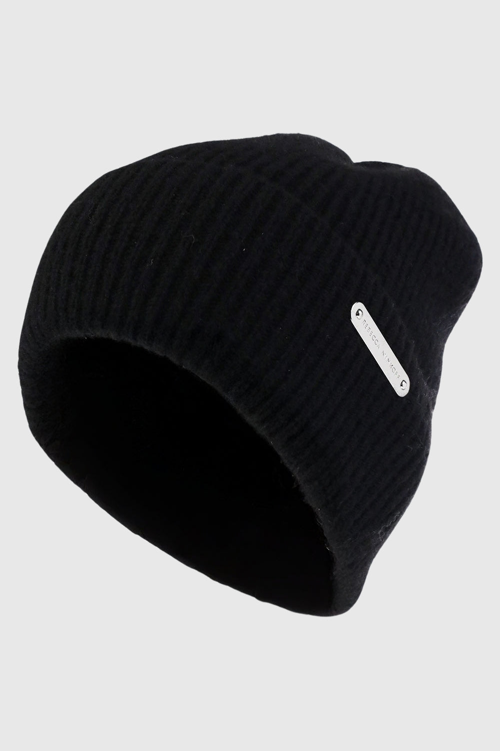 Rib Knit Cuff Beanie - Hats & Beanies - Black