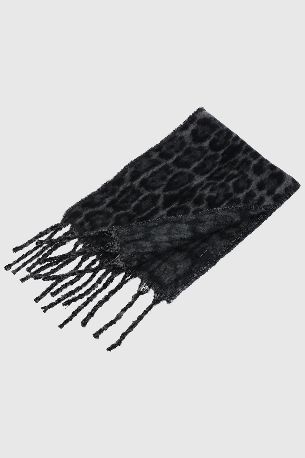 Brushed Woven Leopard Jacquard Scarf - Scarves & Shawls