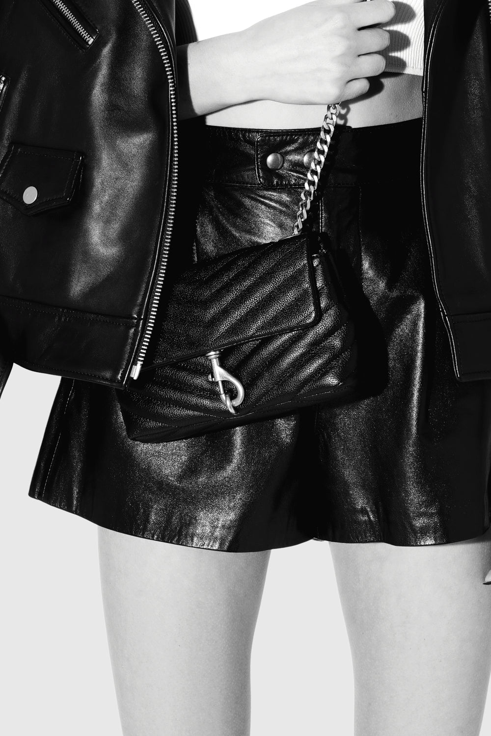 Edie Date Night Crossbody with Crystal Studs - Crossbody Bags