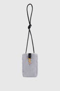 Fur Phone Crossbody - Crossbody Bags - Grey