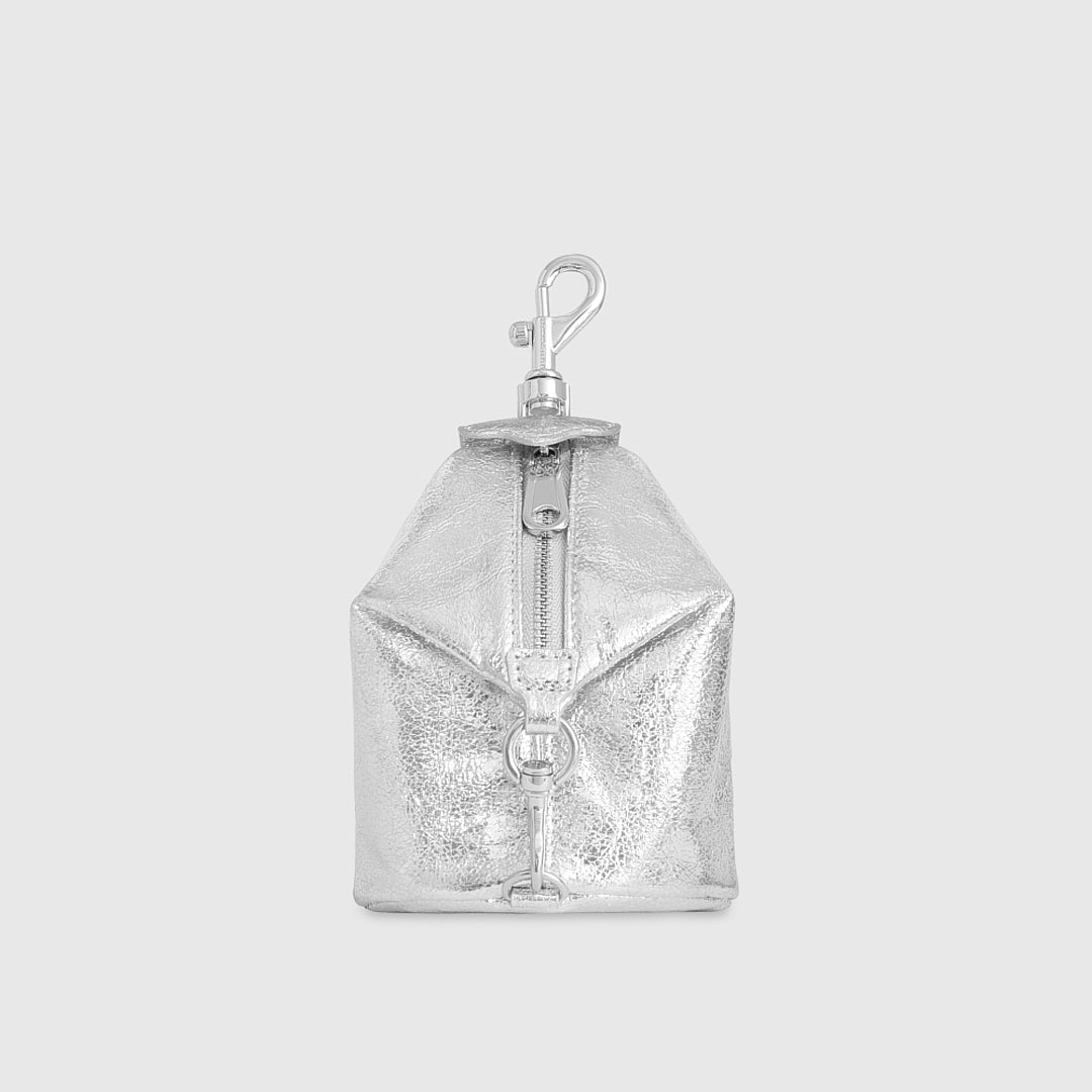 Mini Julian Key Fob - Bag Charms - Silver