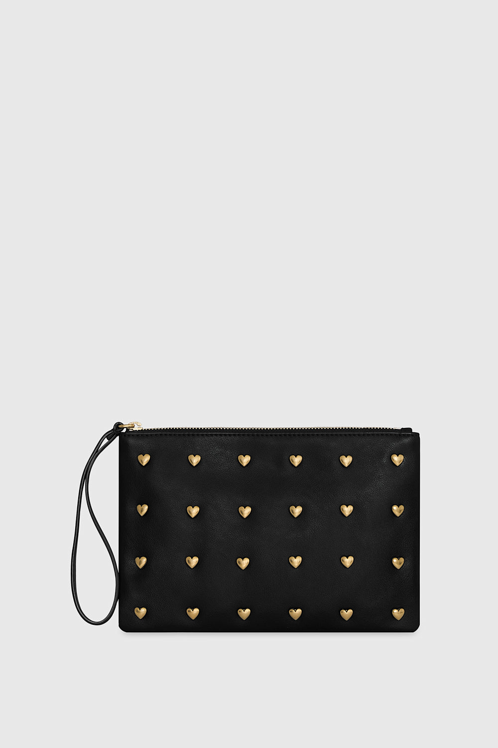 Heart Studded Wristlet - Wristlets & Pouches